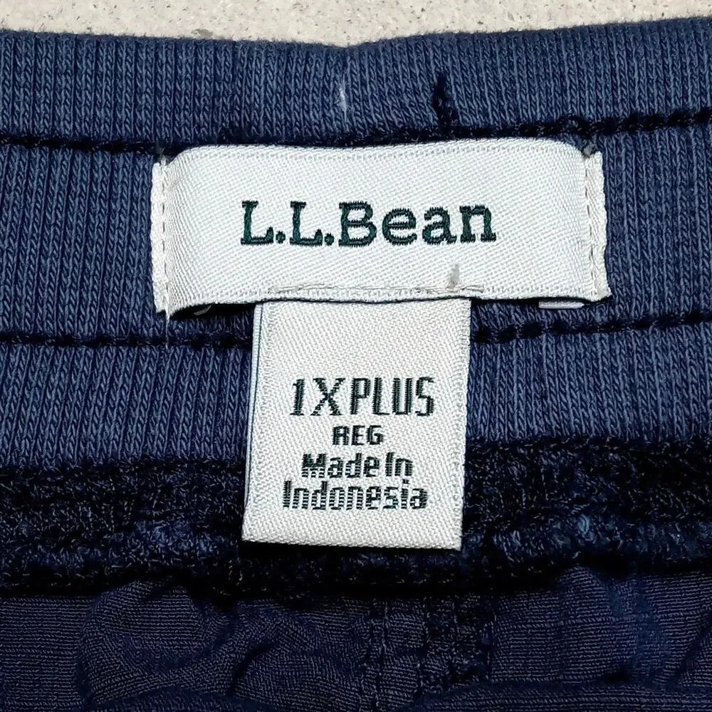 LL Bean Skirt Women’s 1X Plus Casual Athletic Active Pull On Drawstring